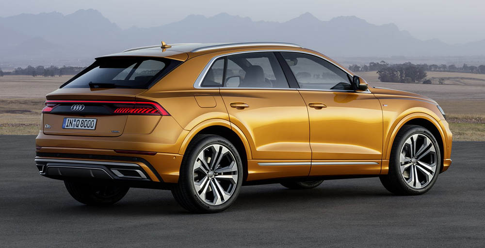 Audi Q8 сзади