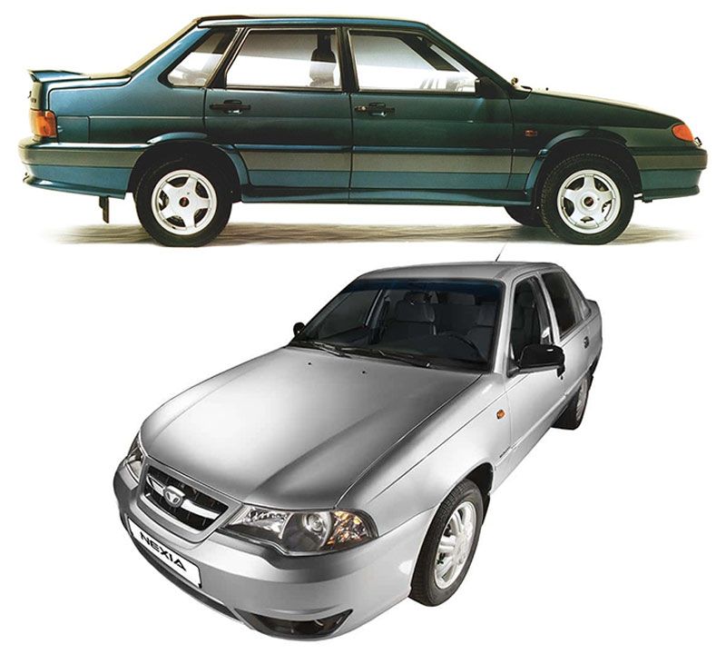 Daewoo Nexia и ВАЗ-2115