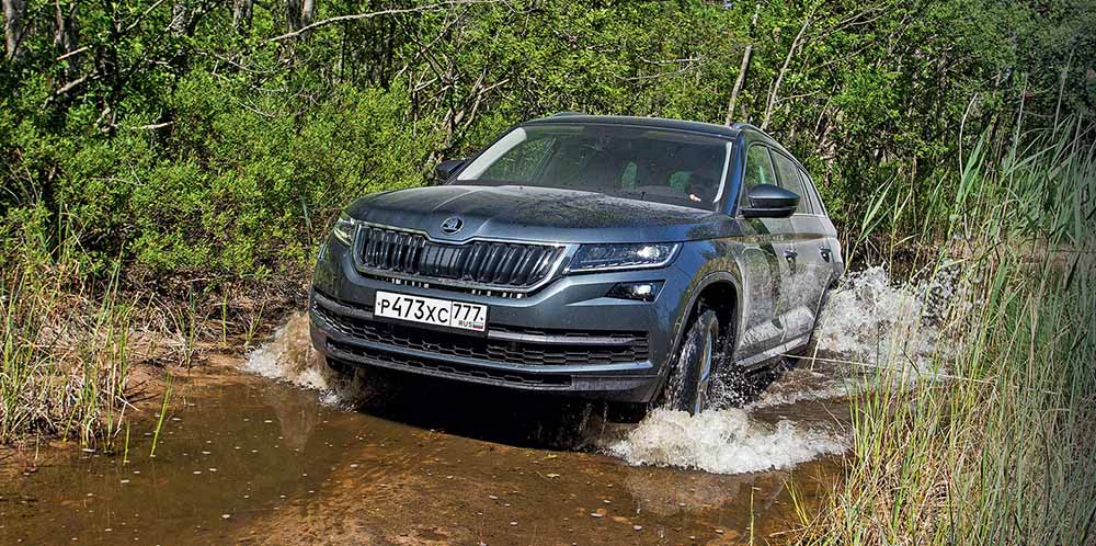 Езда на Skoda Kodiaq