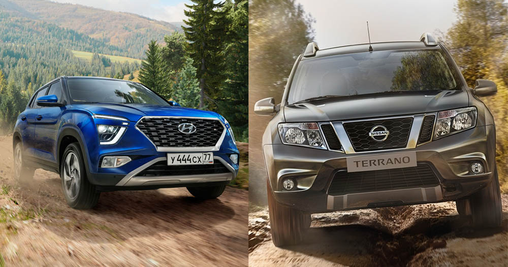 Hyundai Creta и Nissan Terrano