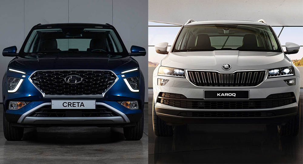 Hyundai Creta и Skoda Karoq