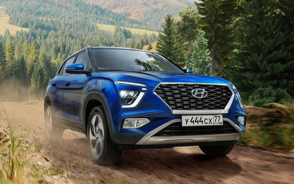 Hyundai Creta на дороге