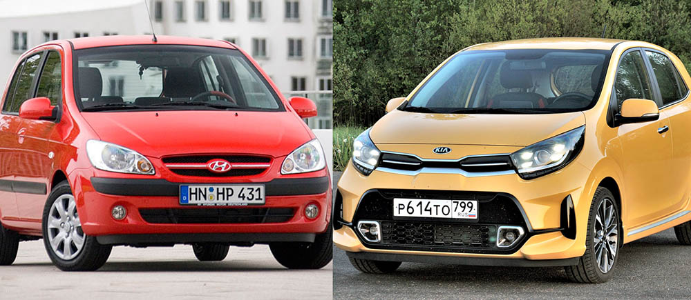 Hyundai Getz и Kia Picanto