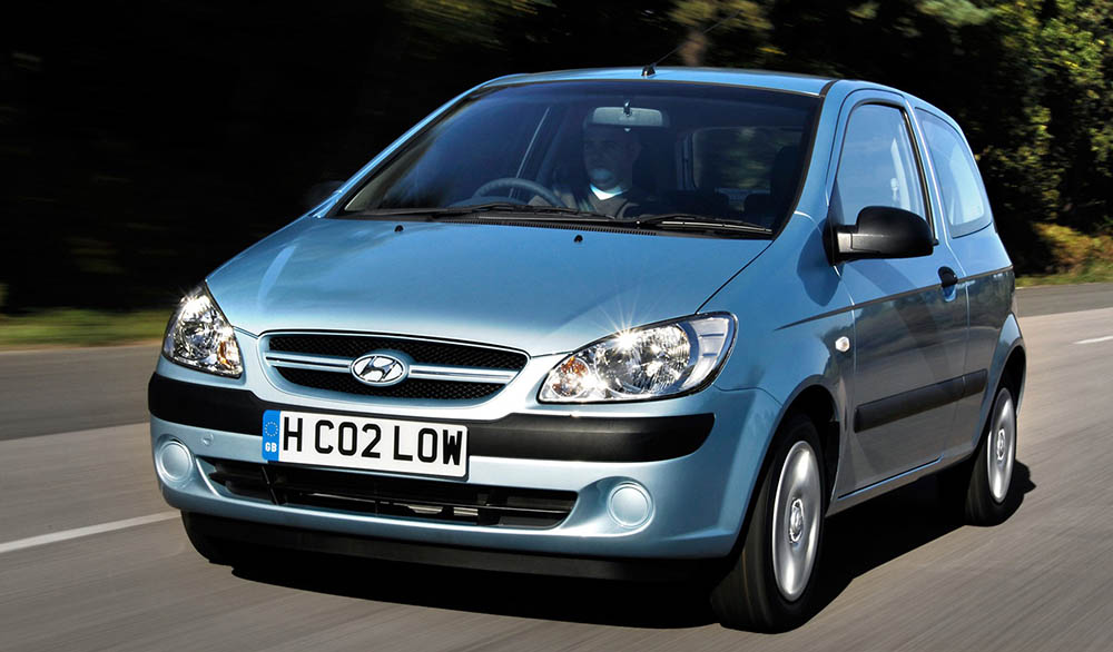 Hyundai Getz на дороге