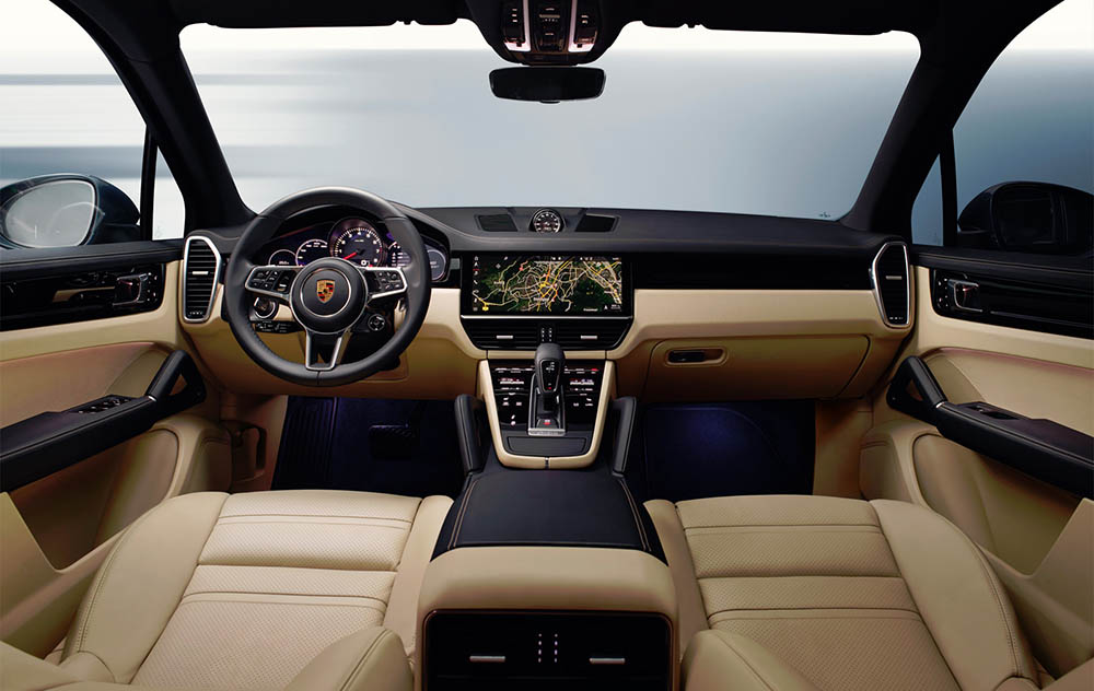 Интерьер Porsche Cayenne