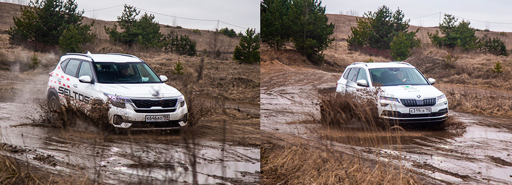 Kia Seltos и Skoda Karoq
