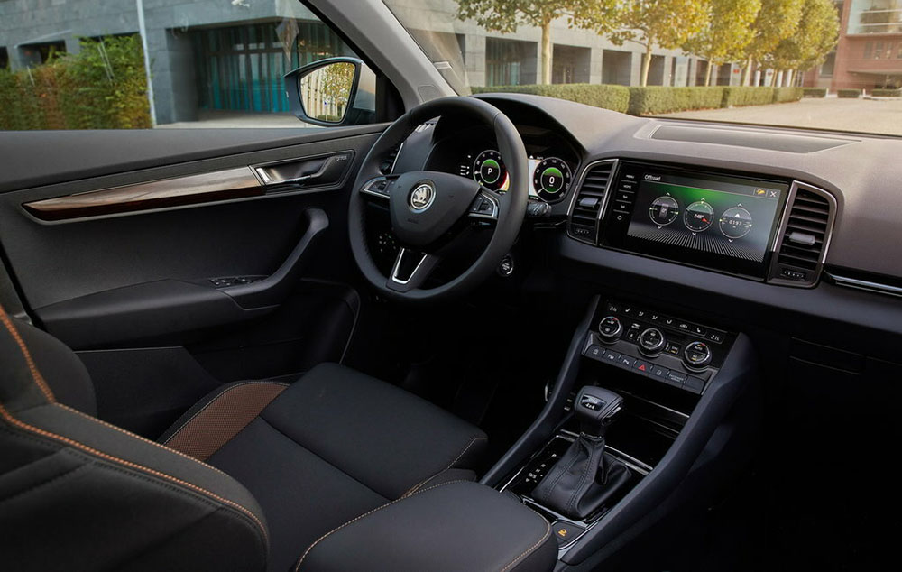 Кроссовер Skoda Karoq внутри