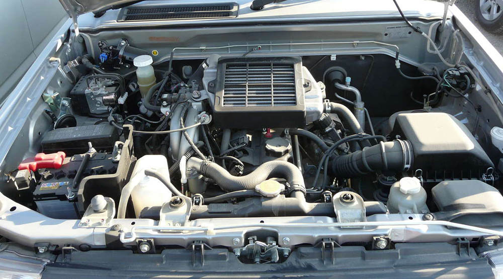 Mitsubishi Pajero Mini под капотом