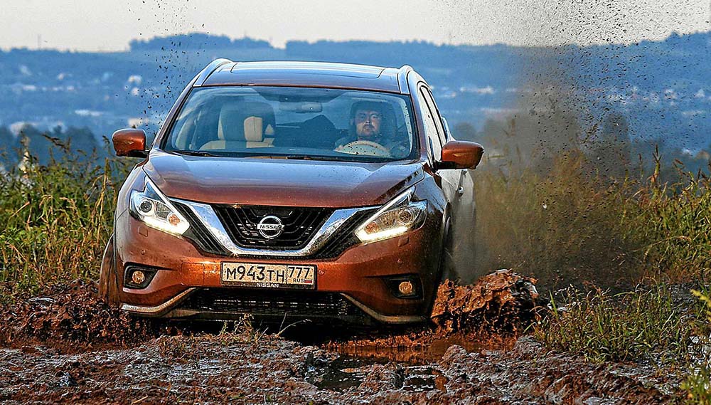 Nissan Murano и грязь