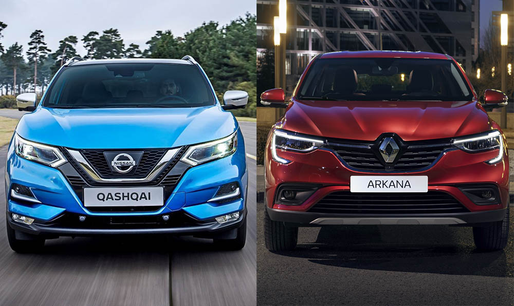 Nissan Qashqai и Renault Arkana
