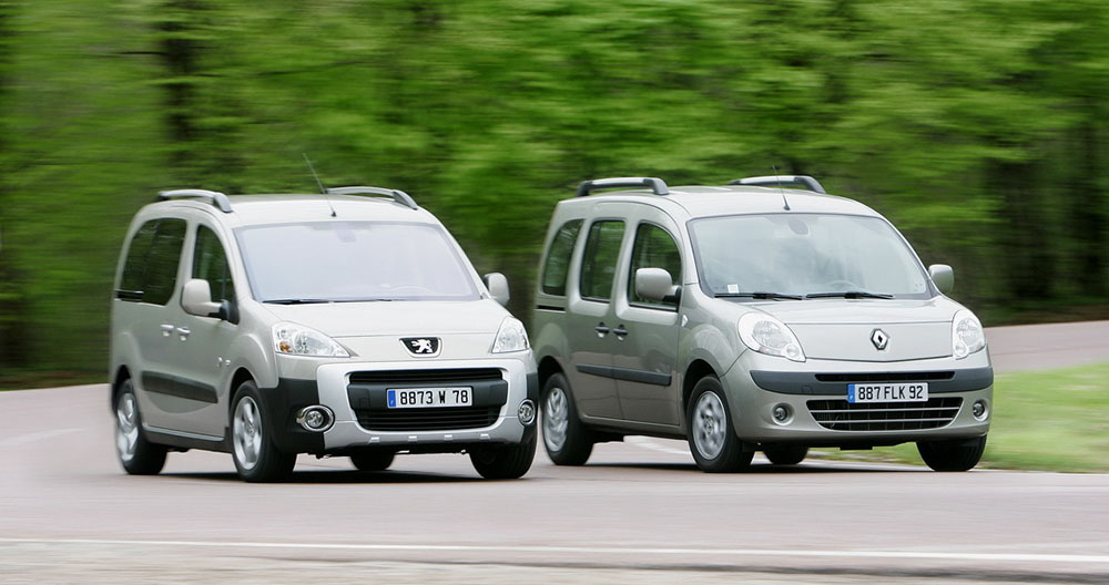 Renault Kangoo и Peugeot Partner