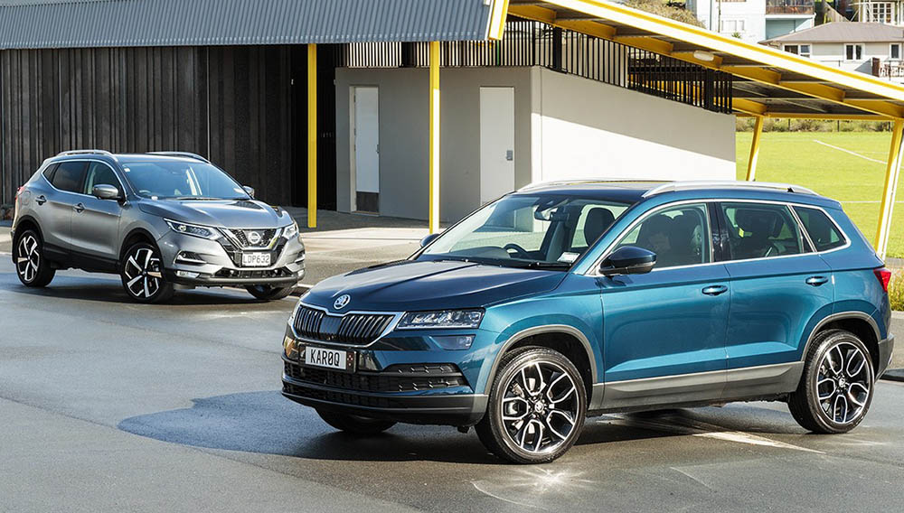 Skoda Karoq и Nissan Qashqai