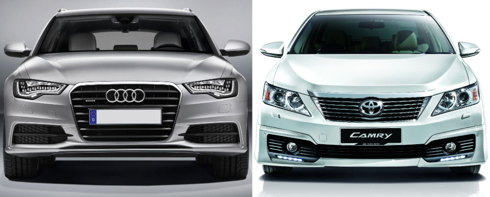 Audi A6 и Toyota Camry Audi A6 и Toyota Camry
