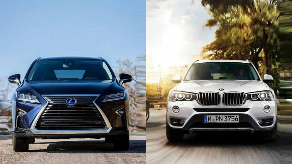 BMW X3 и Lexus RX 350