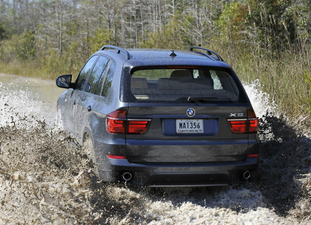 BMW X5 на бездорожье