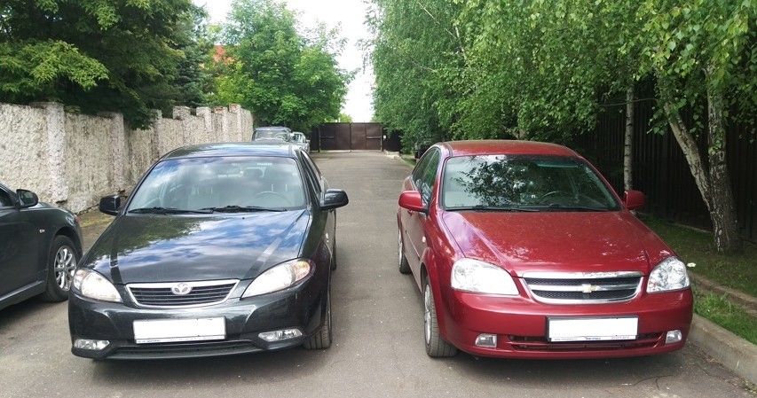 Chevrolet Lacetti и Daewoo Gentra