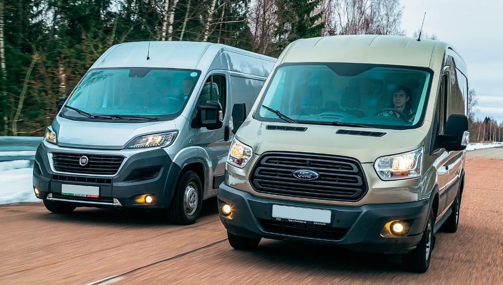 Fiat Ducato и Ford Transit
