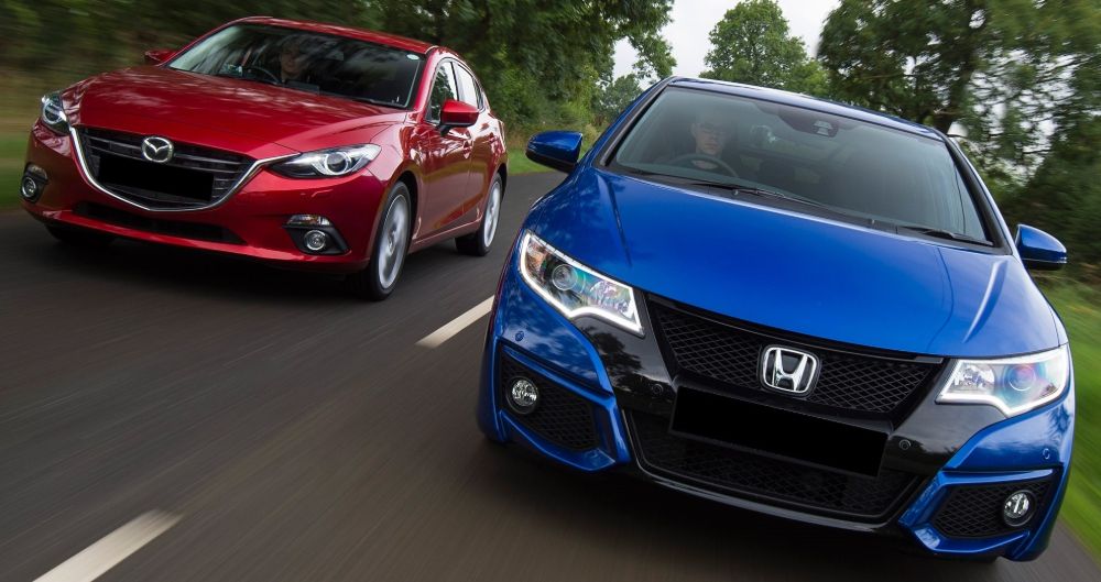 Honda Civic Mazda 3