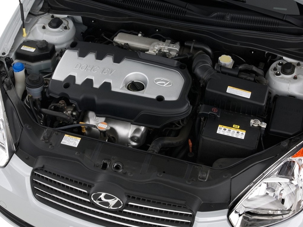 Hyundai Accent под капотом
