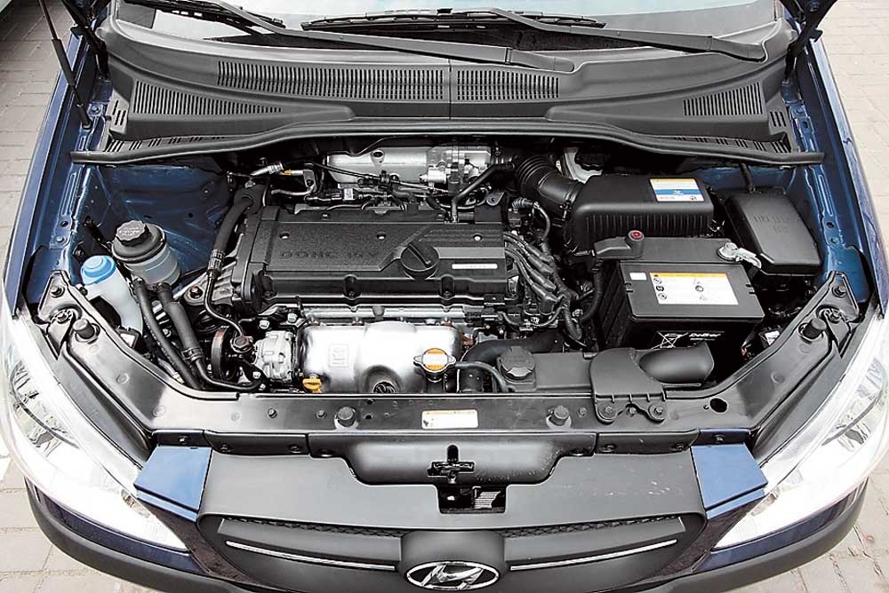 Hyundai Getz под капотом