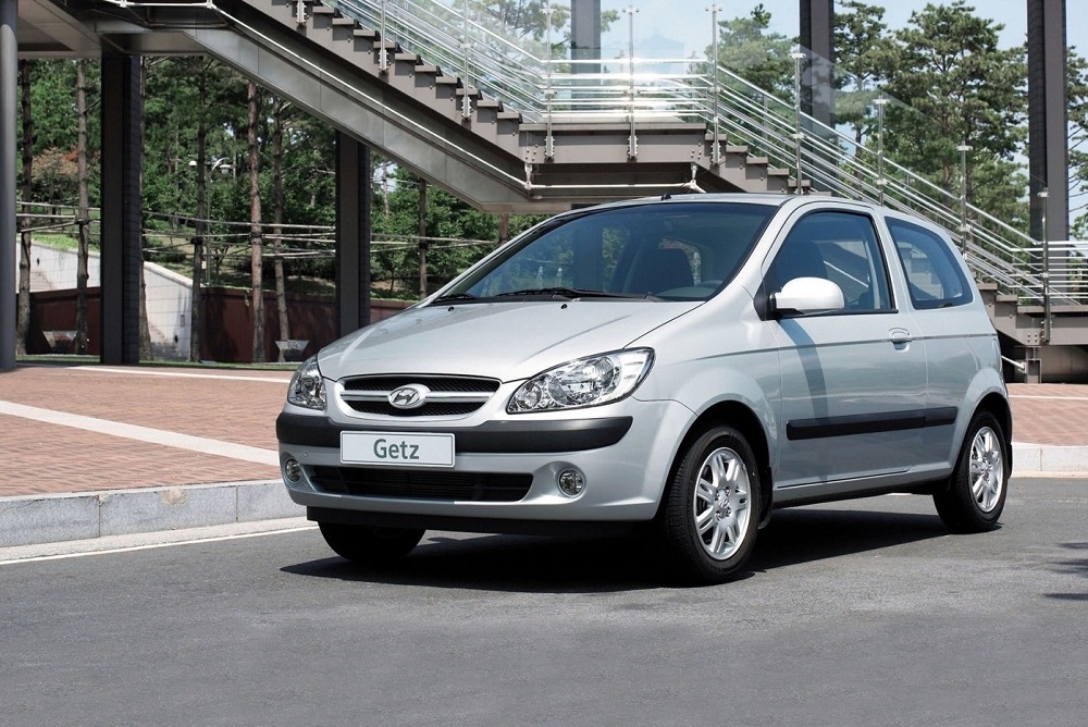 Hyundai Getz на дороге