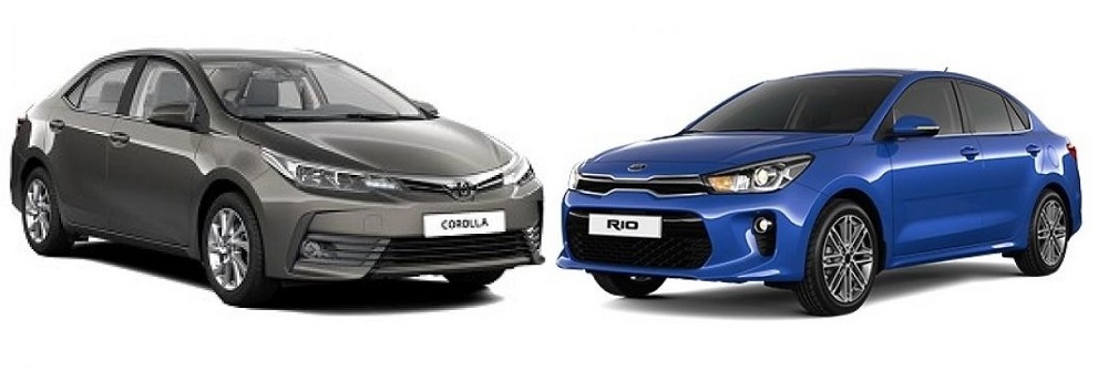 Toyota Corolla i Kia Rio