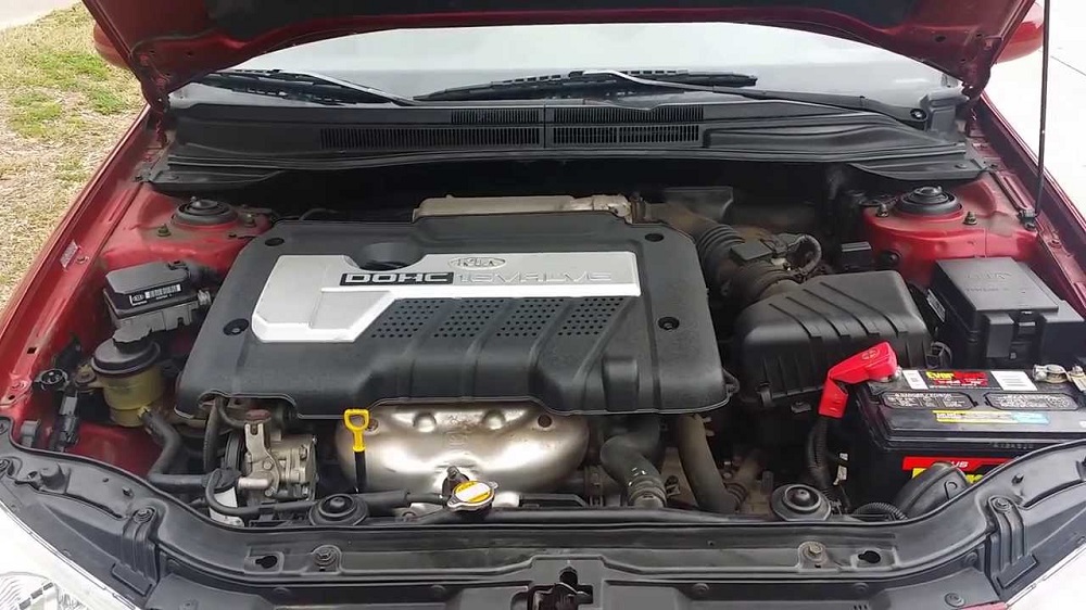 Kia Spectra под капотом
