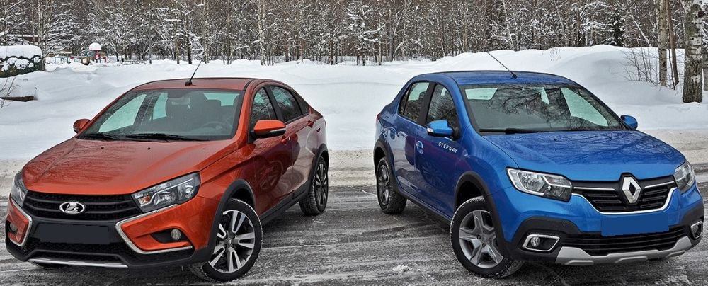 Lada Vesta и Renault Logan