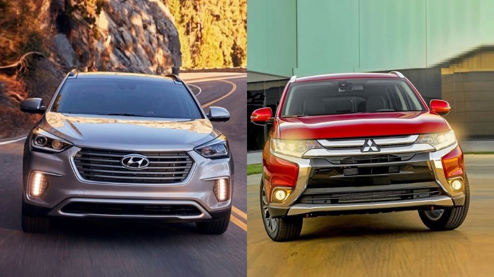 Mitsubishi Outlander Hyundai Santa Fe