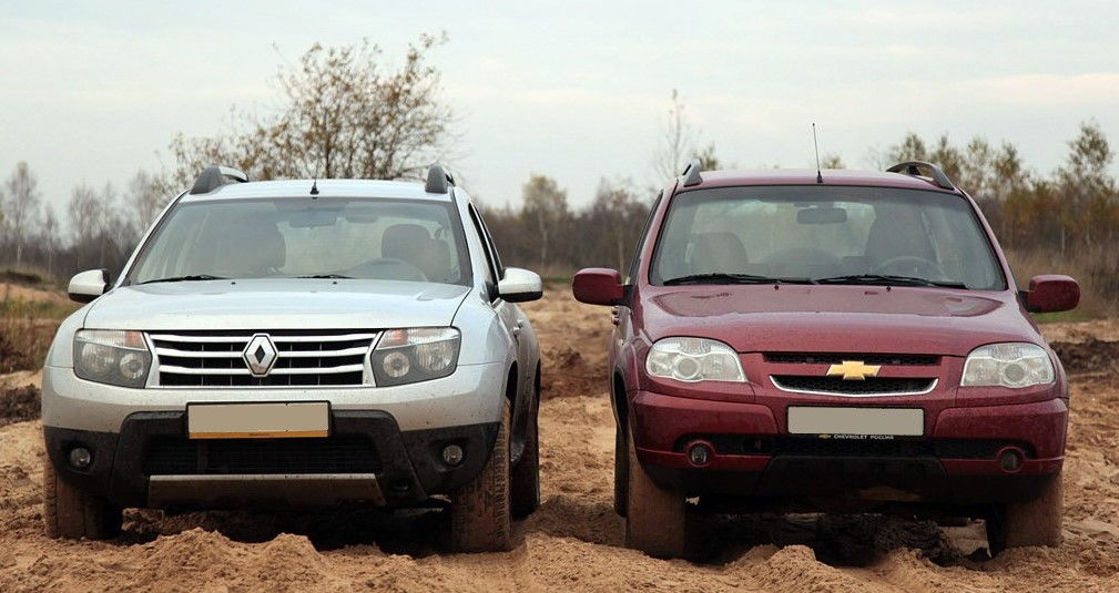Renault Duster и Chevrolet Niva