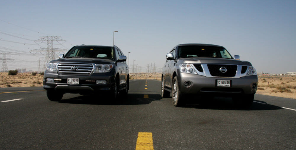 Toyota Land Cruiser 200 против Nissan Patrol