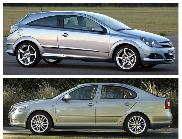 Opel Astra и Skoda Octavia Сравнение двух европейских авто - Opel Astra и Skoda Octavia