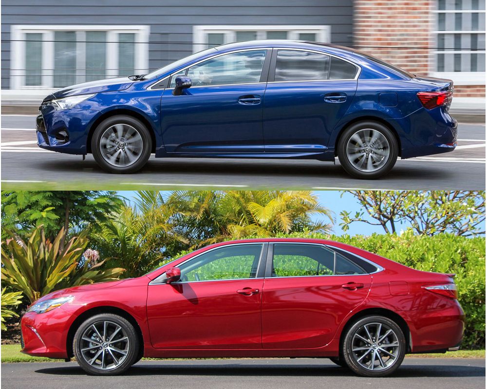 Toyota Avensis и Toyota Camry