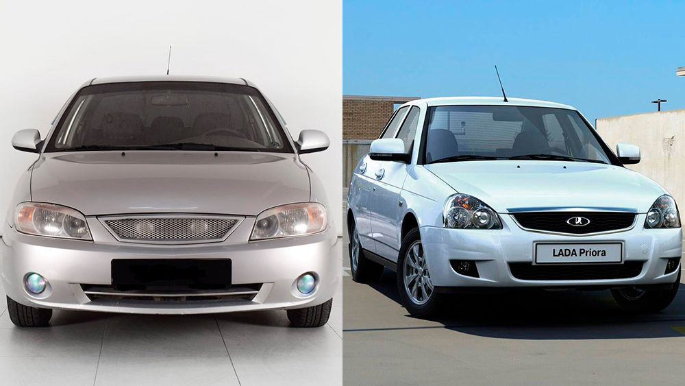 Какой автомобиль лучше: Lada Priora или Kia Spectra