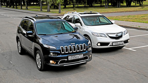 Джип Чероки и Акура RDX Сравнение Джип Чероки и Акура RDX