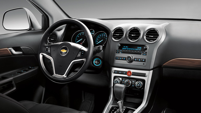 В салоне Chevrolet Captiva просторно и комфортно