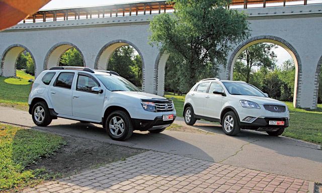 Renault Duster и SsangYong Actyon - два недорогих внедорожника