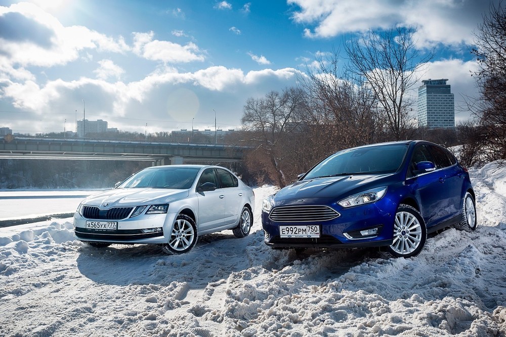 Ford Focus и Skoda Octavia