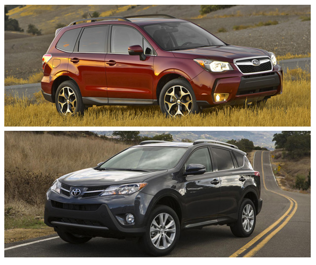 Subaru Forester и Toyota Rav4 Subaru Forester и Toyota Rav4 - японские внедорожники от известных производителей