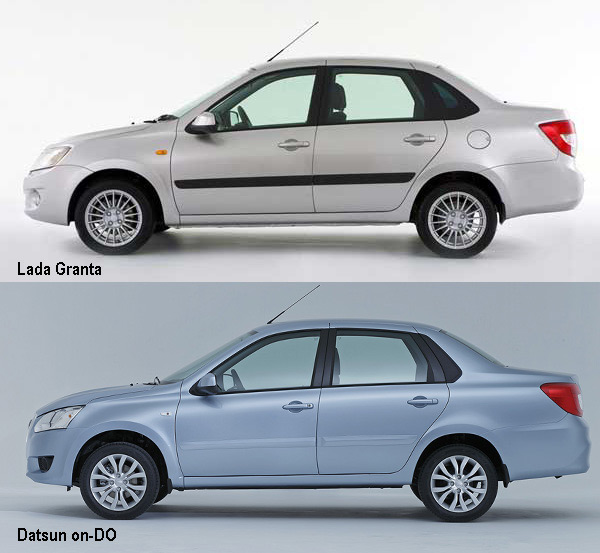 Автомобили Datsun on-DO и Lada Granta - во всём ли они одинаковы?