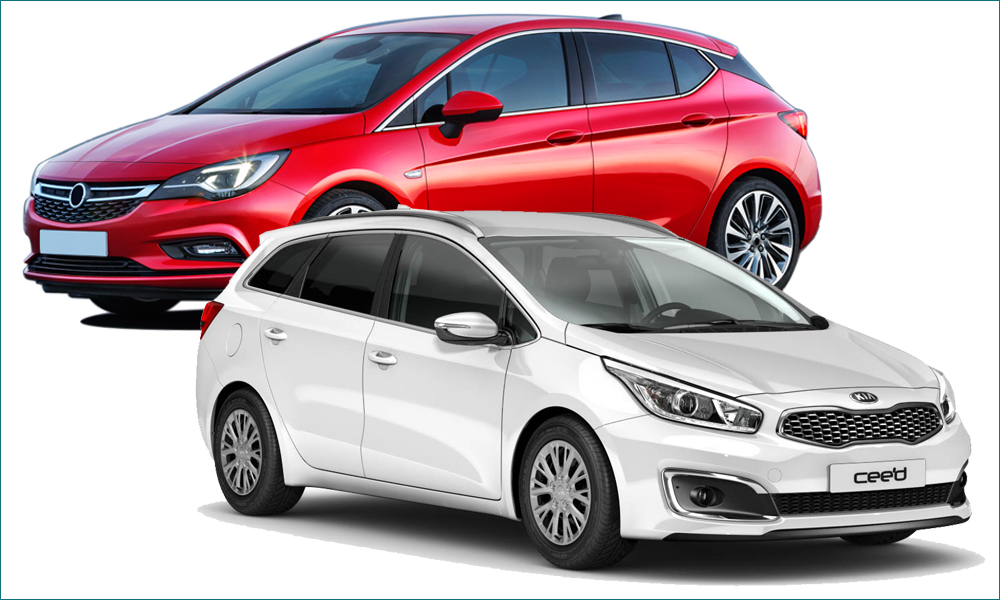 Opel Astra и Kia Ceed