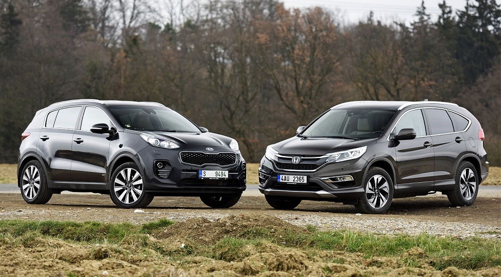 Honda CR-V и Kia Sportage