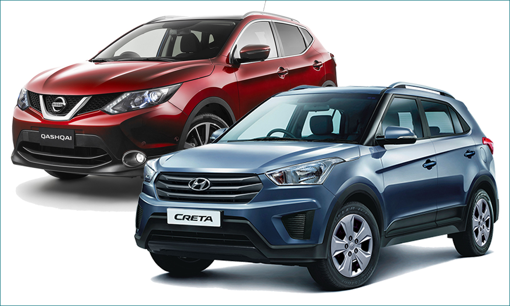 Hyundai Creta и Nissan Qashqai