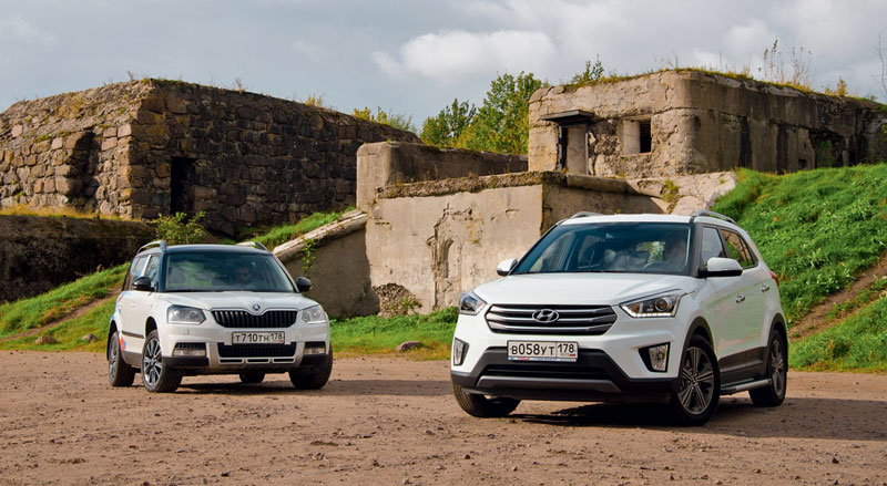 Сравнение Hyundai Creta и Skoda Yeti
