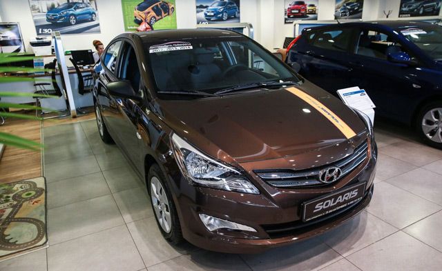 Внешний вид автомобиля Hyundai Solaris