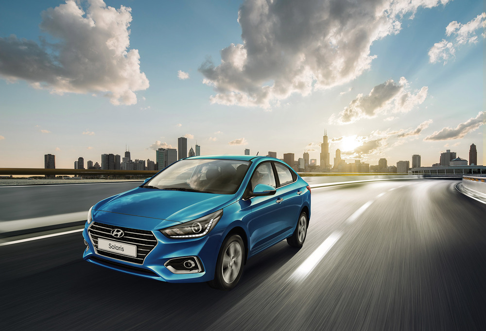 Hyundai Solaris Hyundai Solaris синий