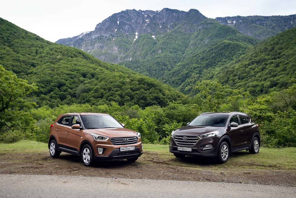 Hyundai Tucson и Hyundai Creta