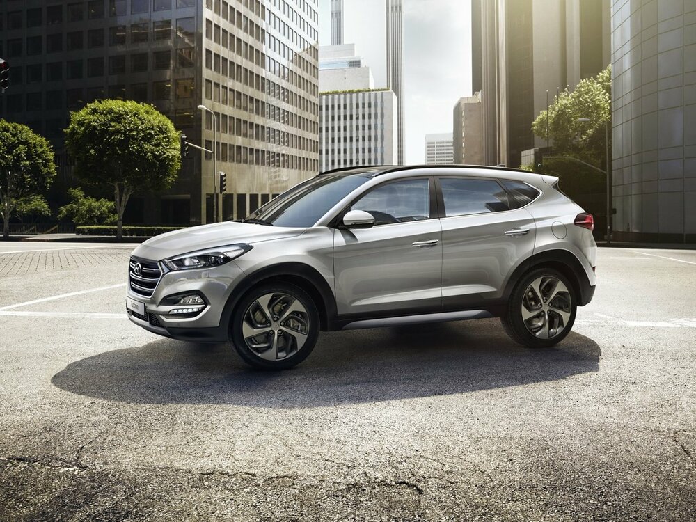Hyundai Tucson серый