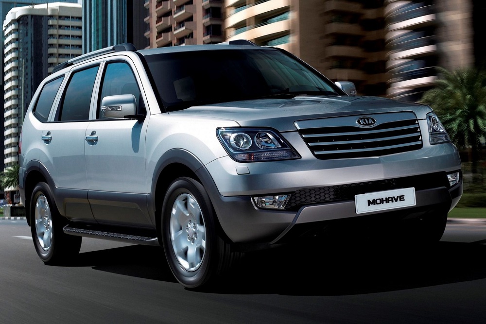 Kia Mohave в сером цвете Kia Mohave
