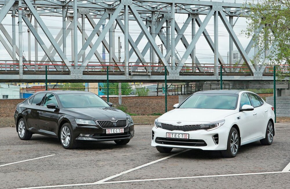 Kia Optima и Skoda Octavia